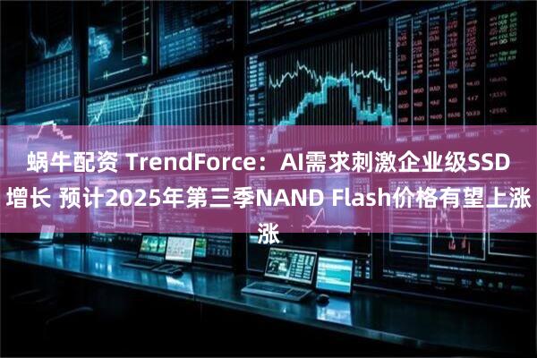 蜗牛配资 TrendForce：AI需求刺激企业级SSD增长 预计2025年第三季NAND Flash价格有望上涨